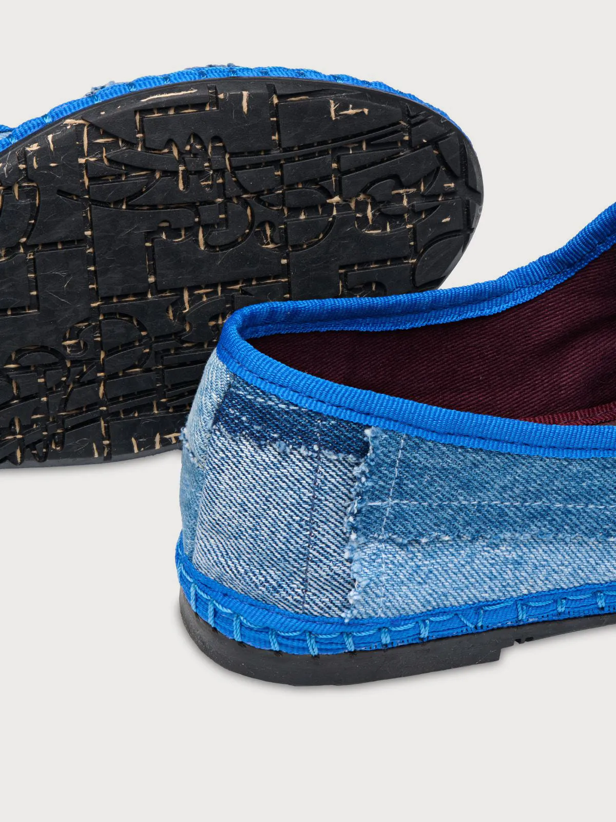 Patchwork Mary Jane Flats