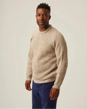 Peregrine Mens Ford fisherman crew - Olive or Oatmeal