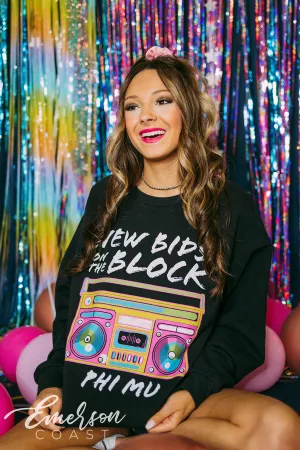 Phi Mu New Bids On The Block Bid Day Sweatshirt
