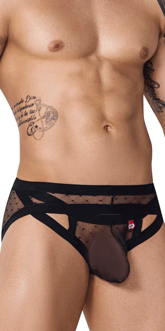 Pikante 1093 Oomph Mesh Briefs Black