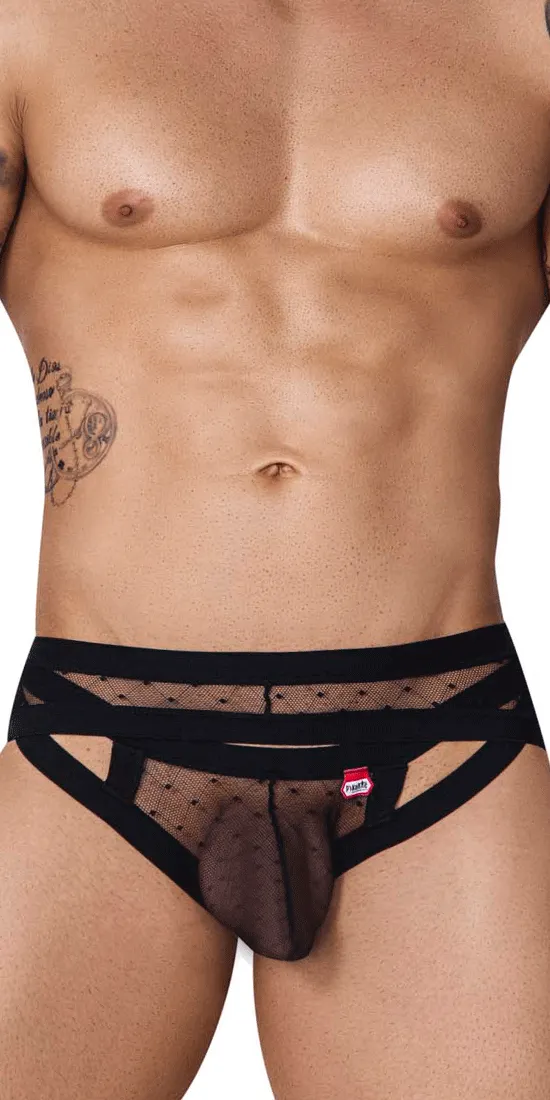 Pikante 1093 Oomph Mesh Briefs Black
