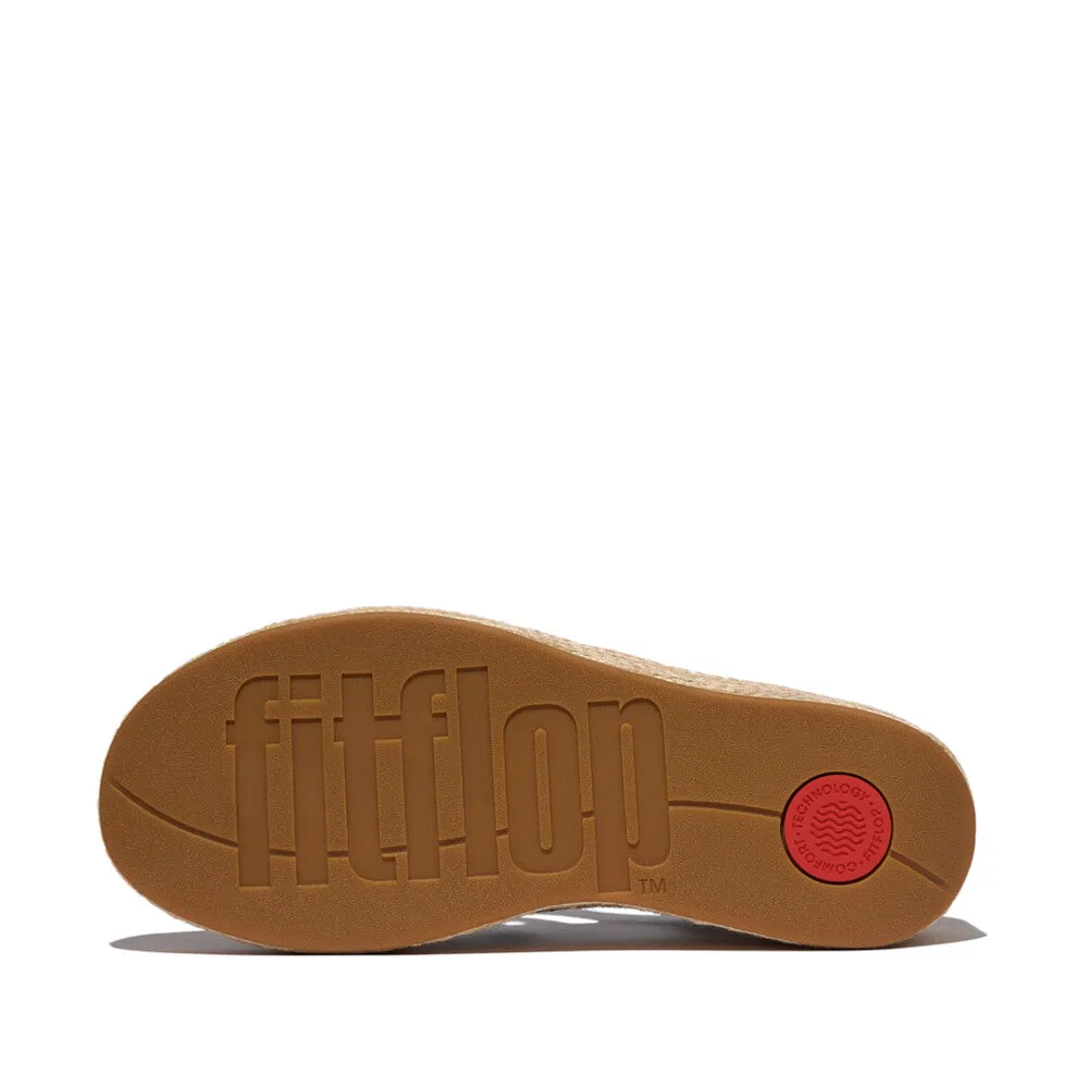 PLATFFORMS Espadrille Leather Fisherman Wedge Sandals