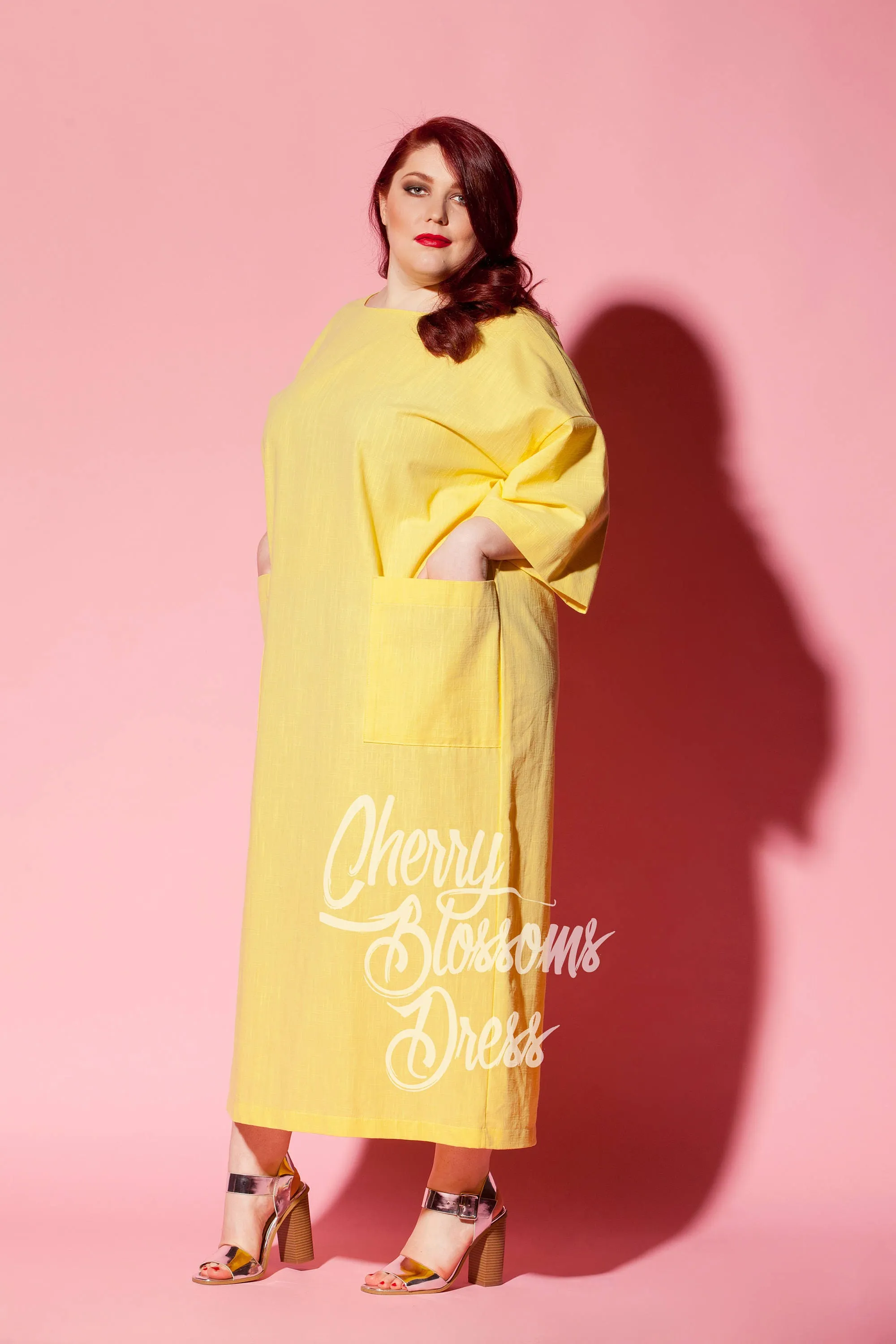 Plus Size Linen Dress, Yellow Linen Dress, Linen Clothing, Linen Kaftan Dress, Plus Size Clothing, Boho Dress, Loose Maxi Dress, Beach