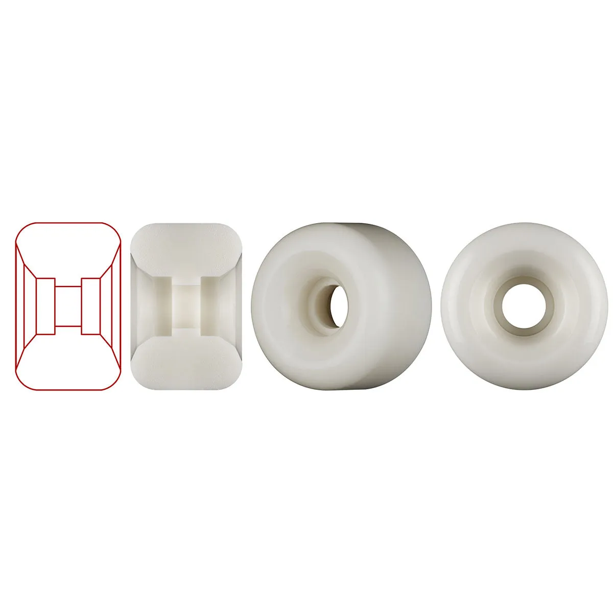 Powell Peralta - Dragon Formula 64MM X 40MM 88A Skateboard Wheels