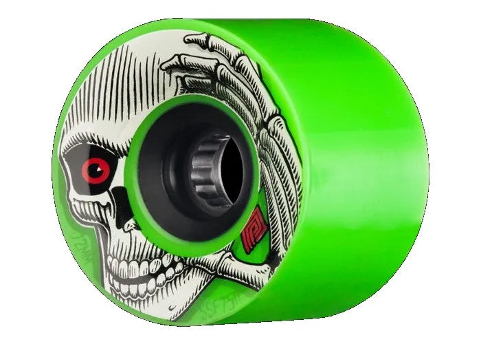 Powell Peralta Soft Slides 72MM 75a Green/Black Longboard Wheels