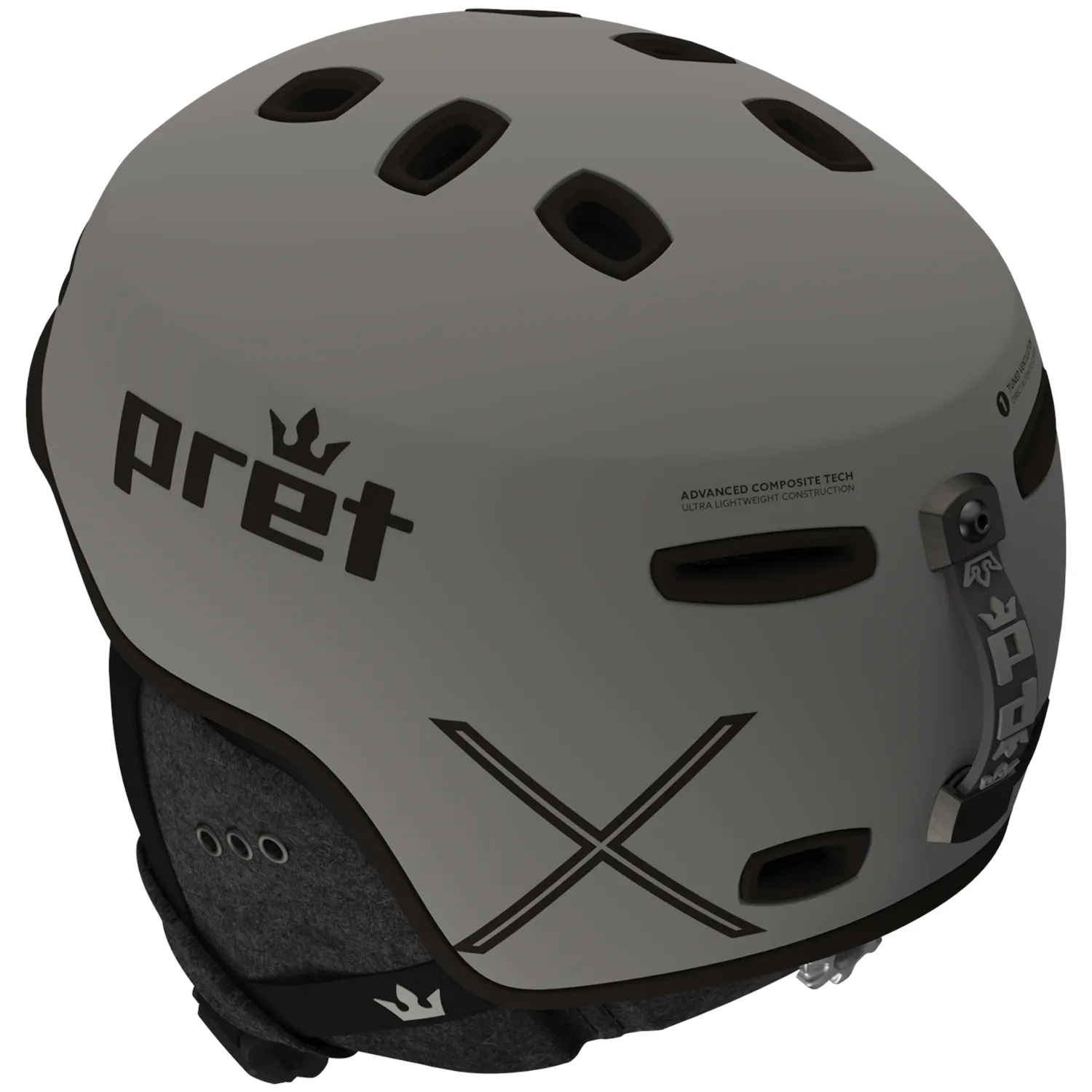 Pret Cynic X2 MIPS Helmet 2025 Primer Grey
