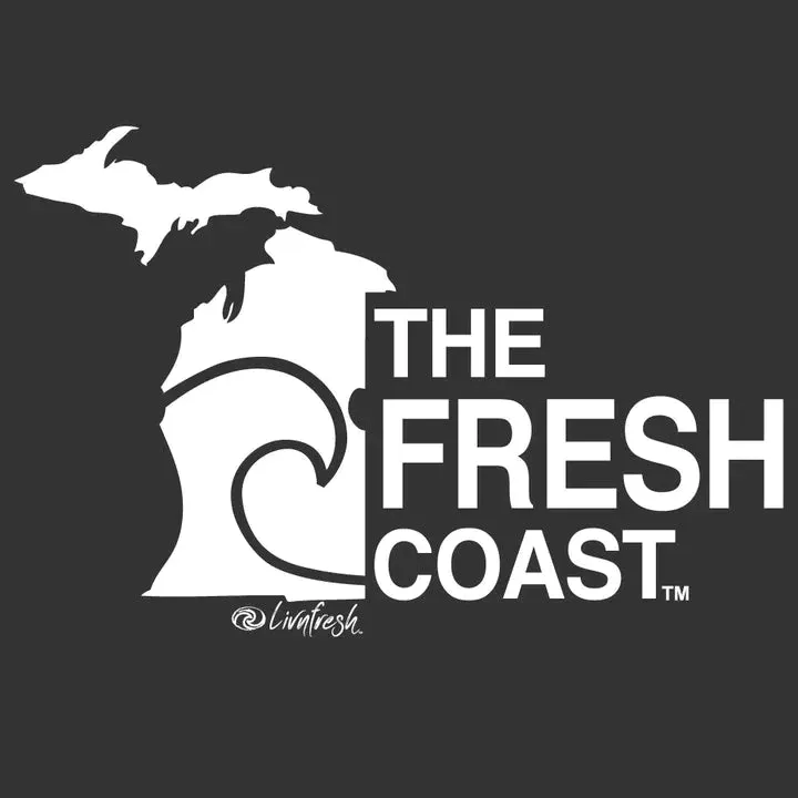 "Fresh Coast" Relaxed Fit Bright Classic Crew Unisex Sweatshirt