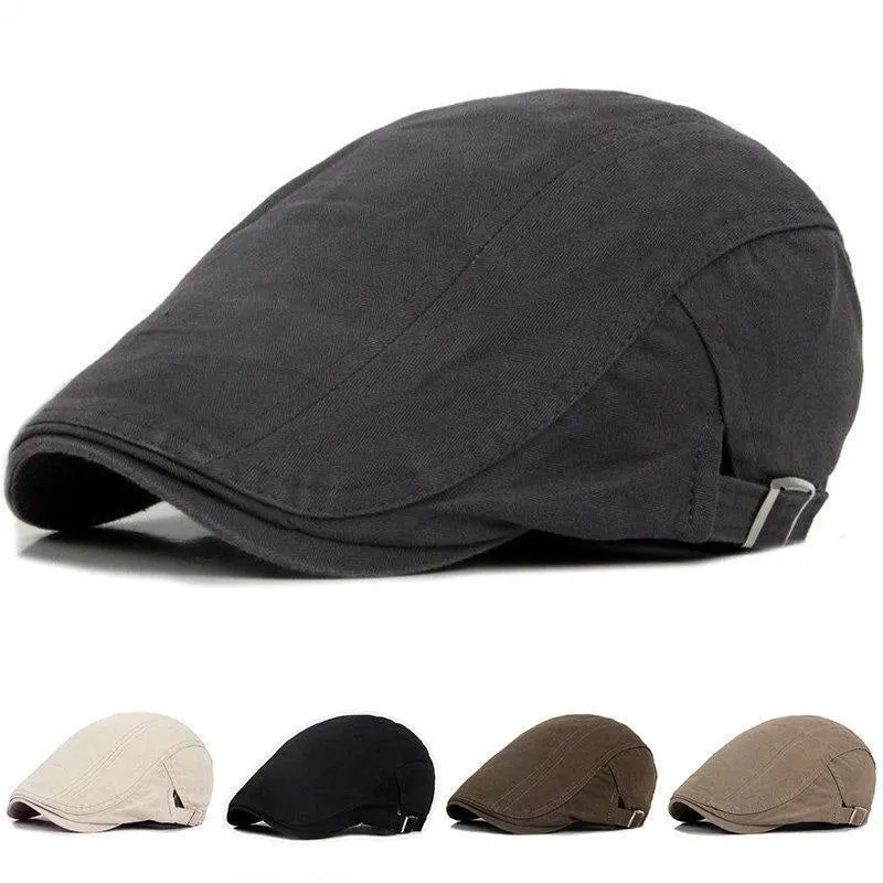 "Wilson" Cotton Flat Cap