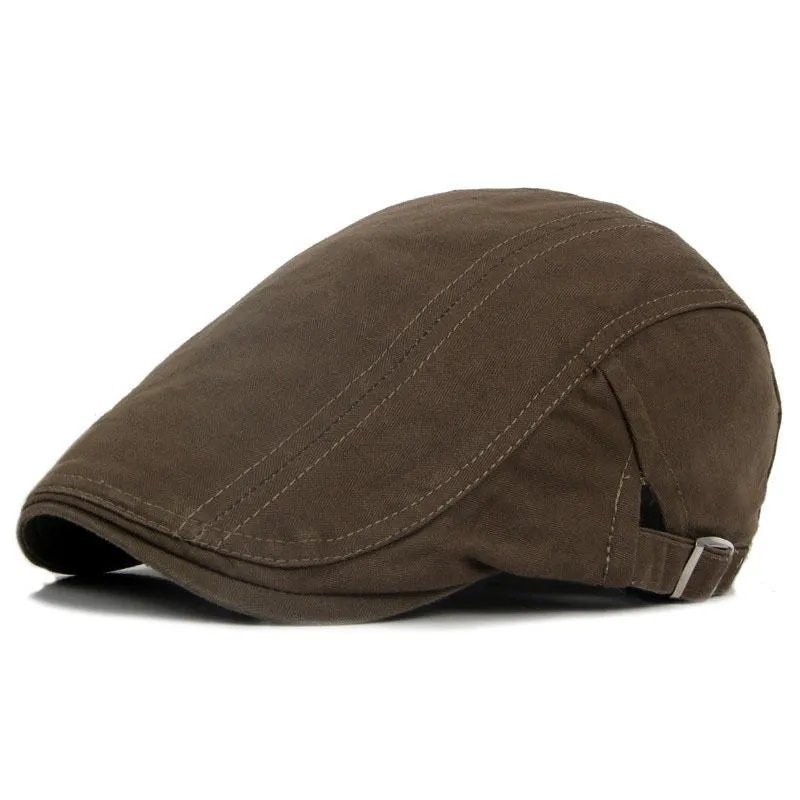 "Wilson" Cotton Flat Cap