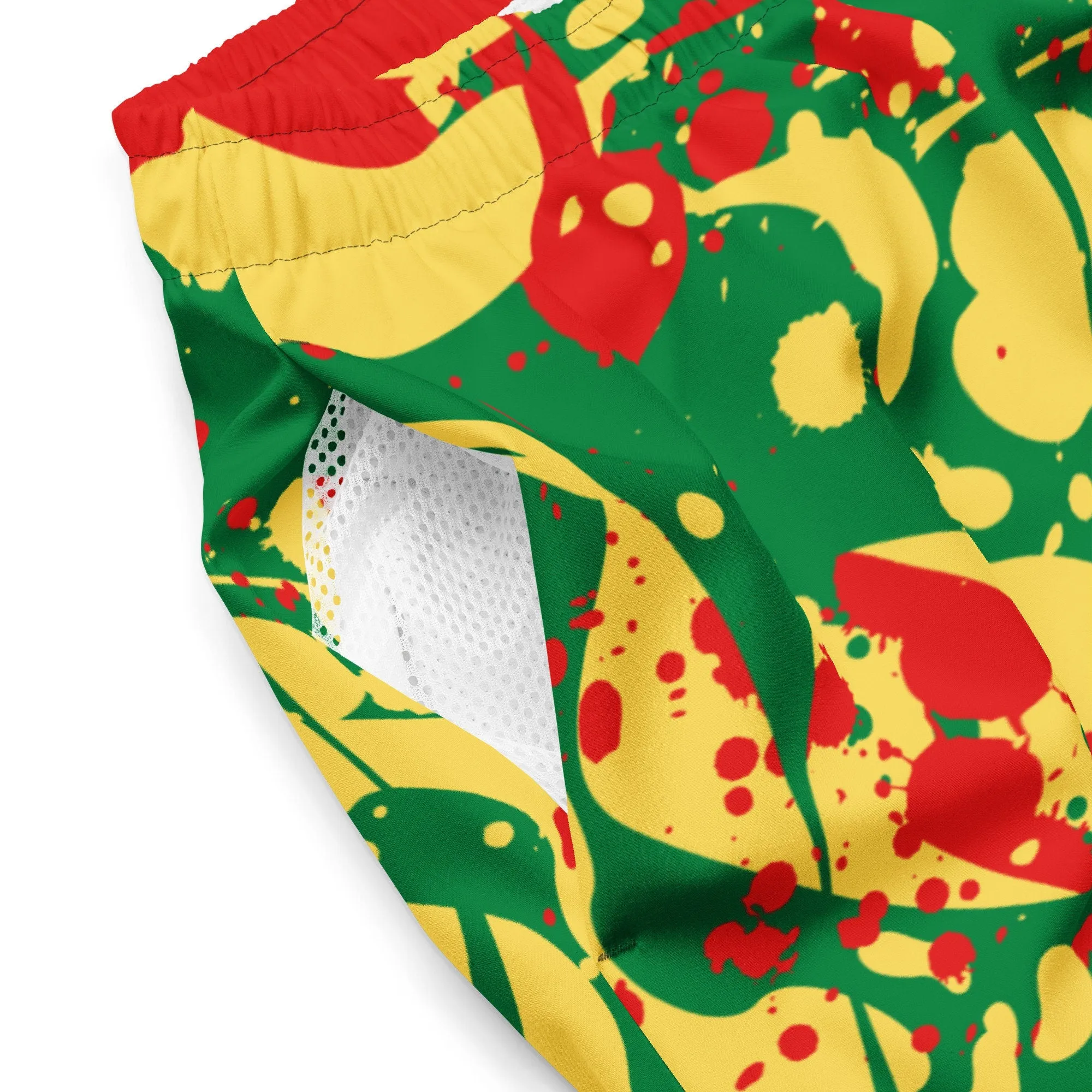 Rasta Splash Swim Trunks