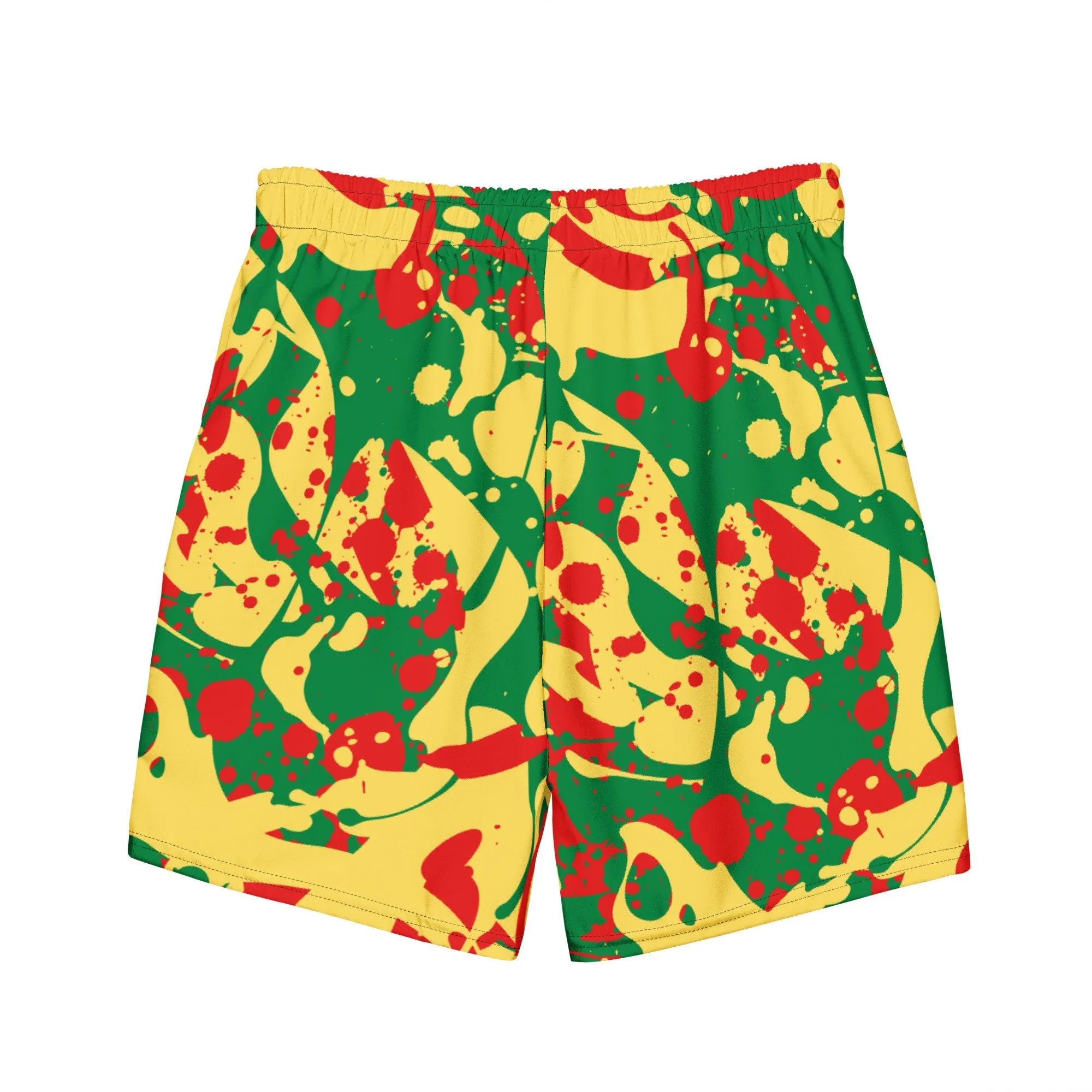 Rasta Splash Swim Trunks
