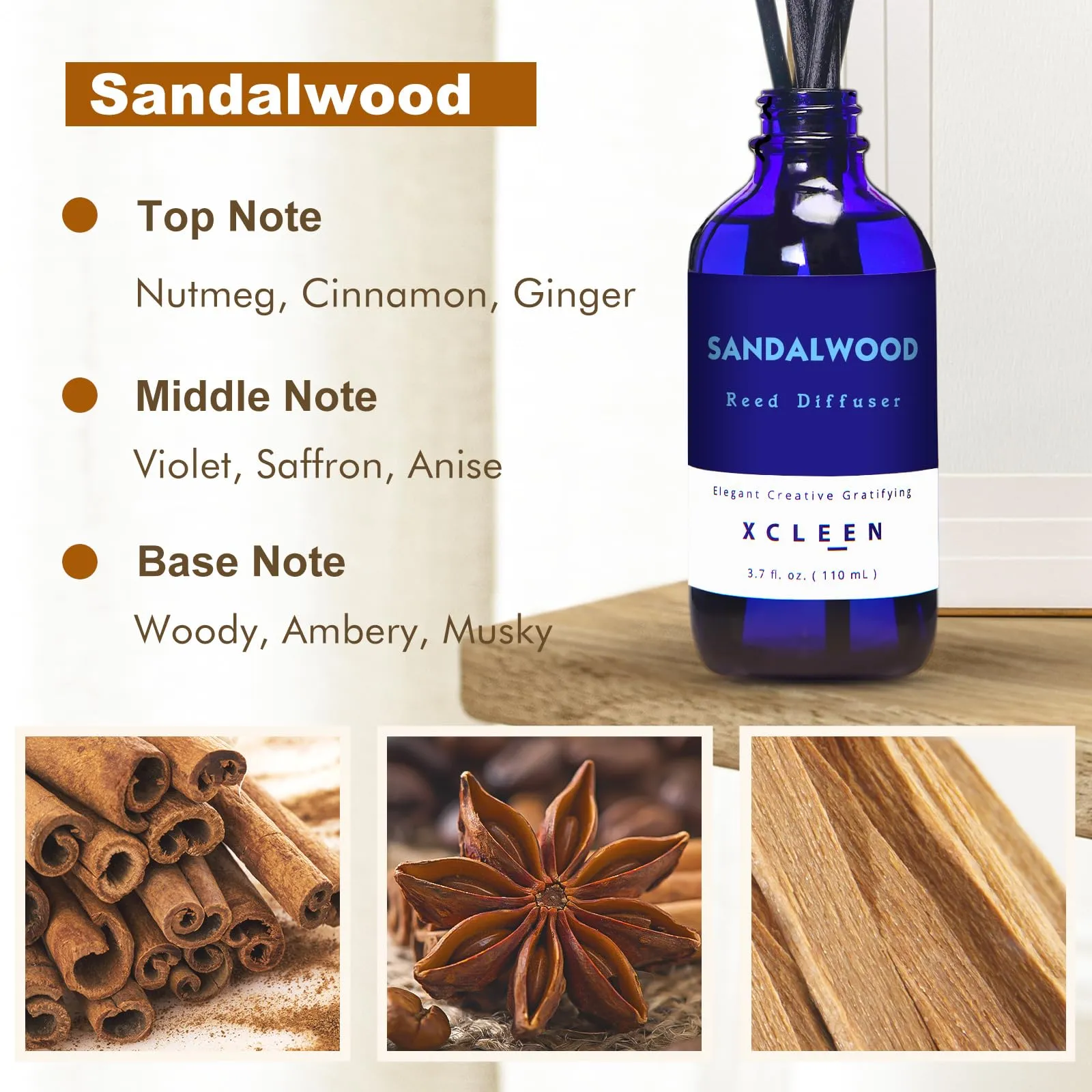 Reed Diffuser Set for Home| 3.7 Oz(110ml) Hawaiian Holiday Fragrance Diffuser | with Mangoes, Pineapples, Peaches & Melons Scented Oil Sticks Diffuser, Air Fresheners for Home, Bathroom
