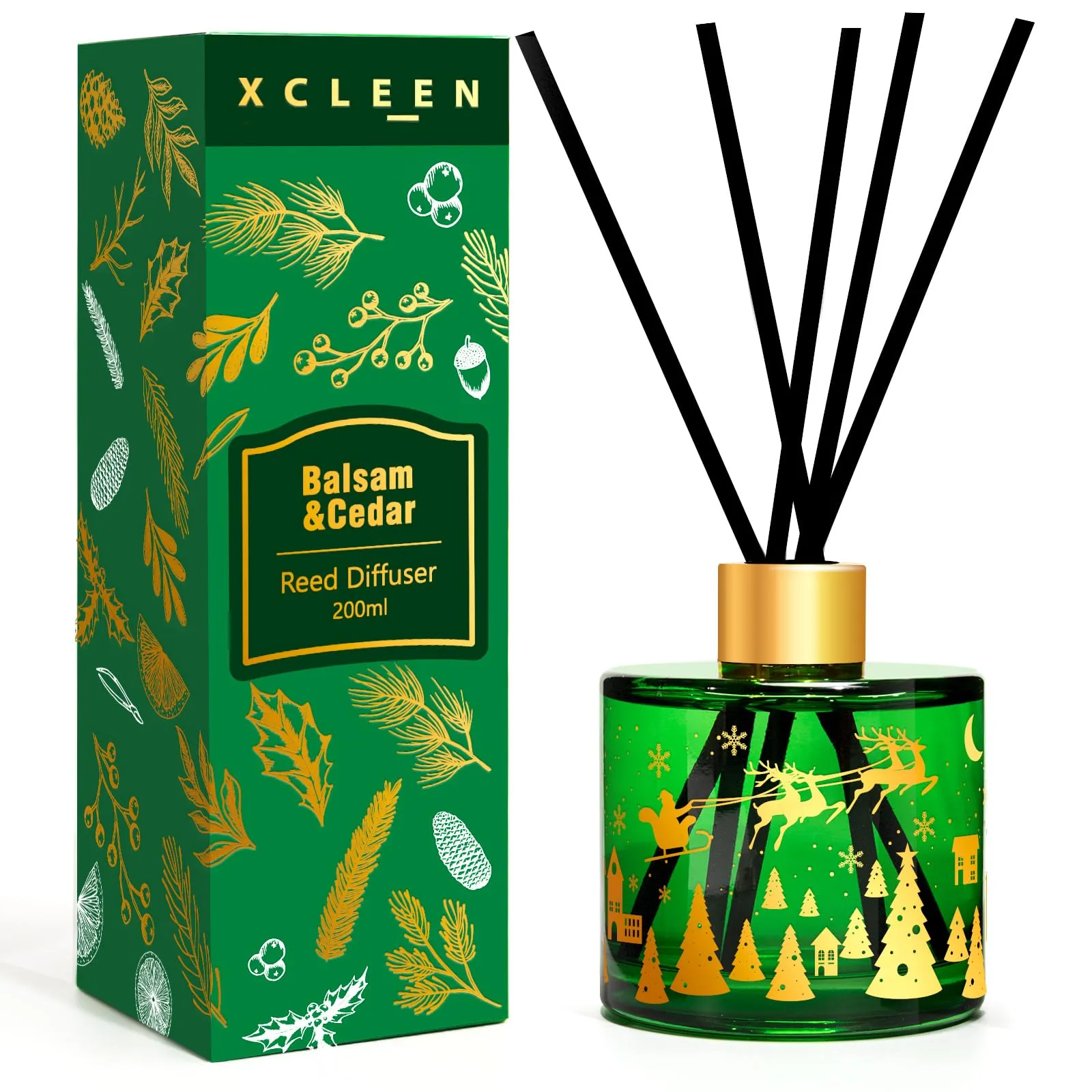 Reed Diffuser Set for Home| 3.7 Oz(110ml) Hawaiian Holiday Fragrance Diffuser | with Mangoes, Pineapples, Peaches & Melons Scented Oil Sticks Diffuser, Air Fresheners for Home, Bathroom
