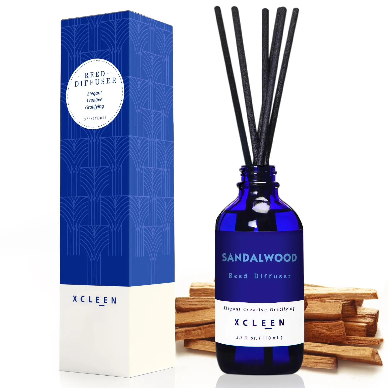 Reed Diffuser Set for Home| 3.7 Oz(110ml) Hawaiian Holiday Fragrance Diffuser | with Mangoes, Pineapples, Peaches & Melons Scented Oil Sticks Diffuser, Air Fresheners for Home, Bathroom