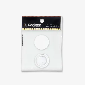 Rod End Caps 25mm - White