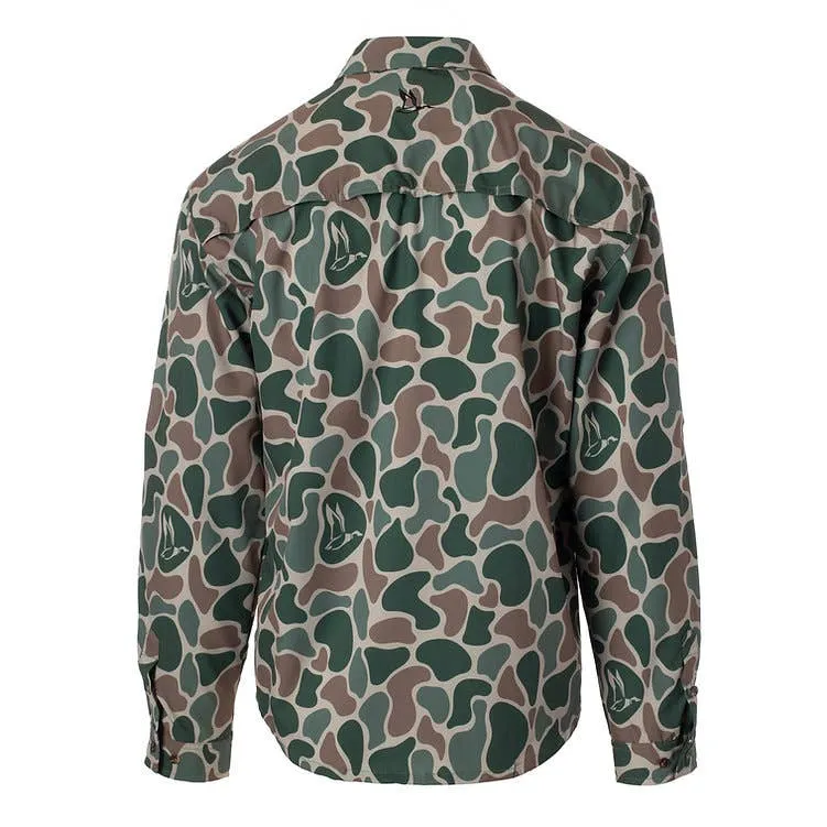 Roost L/S Camo Button Down (RW-170)