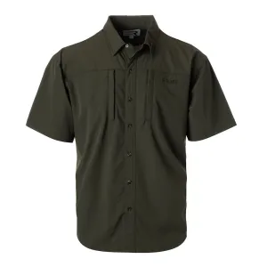 Roost Short Sleeve Button Down in Green