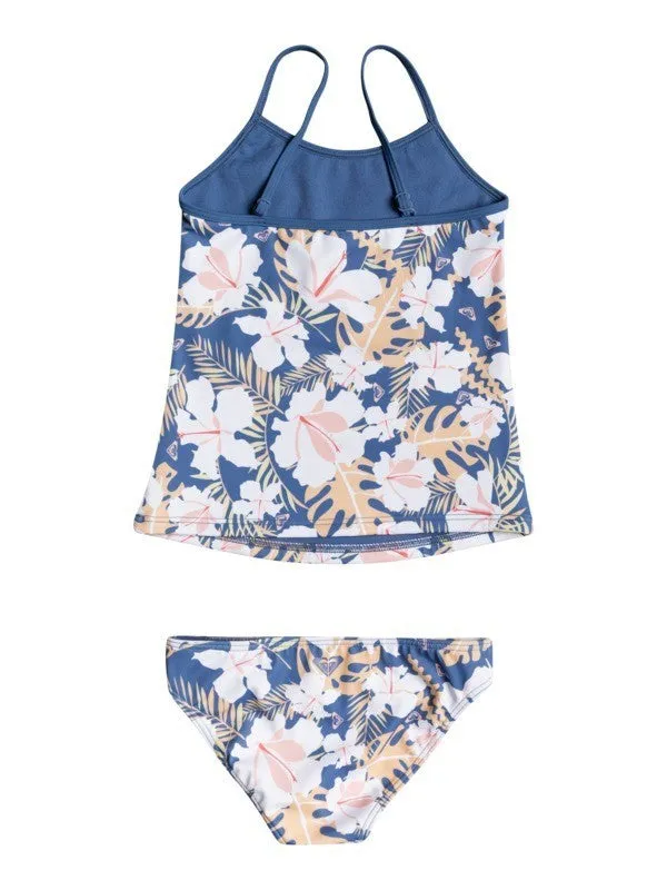 Roxy Little Girls Swim Lovers Tankini Bikini Set