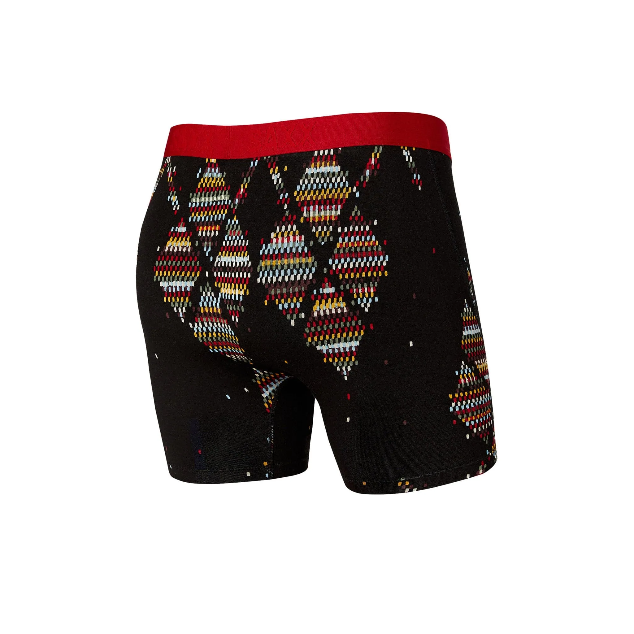 Saxx Ultra Boxers - Black Argyle