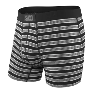 Saxx Ultra Boxers - Black Crew Stripe