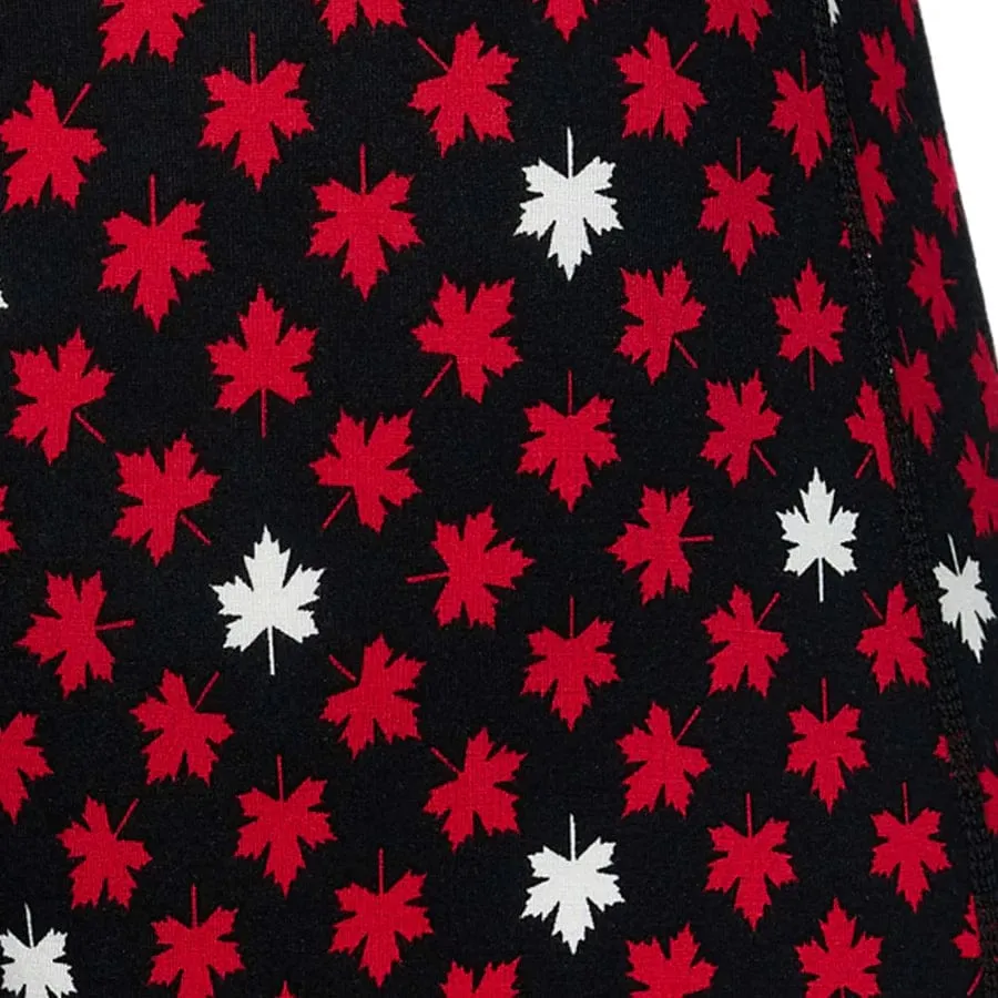 Saxx Vibe Boxers - Maple Leaf - Black