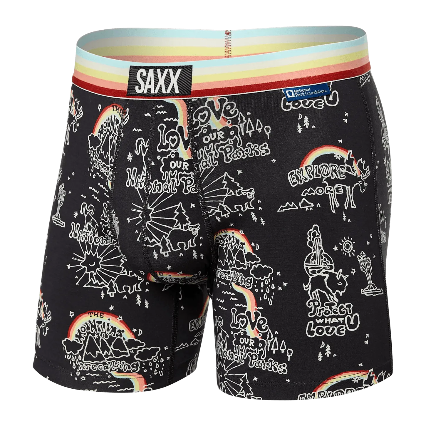 Saxx Vibe Boxers - Park Wanderlust - Multi WB