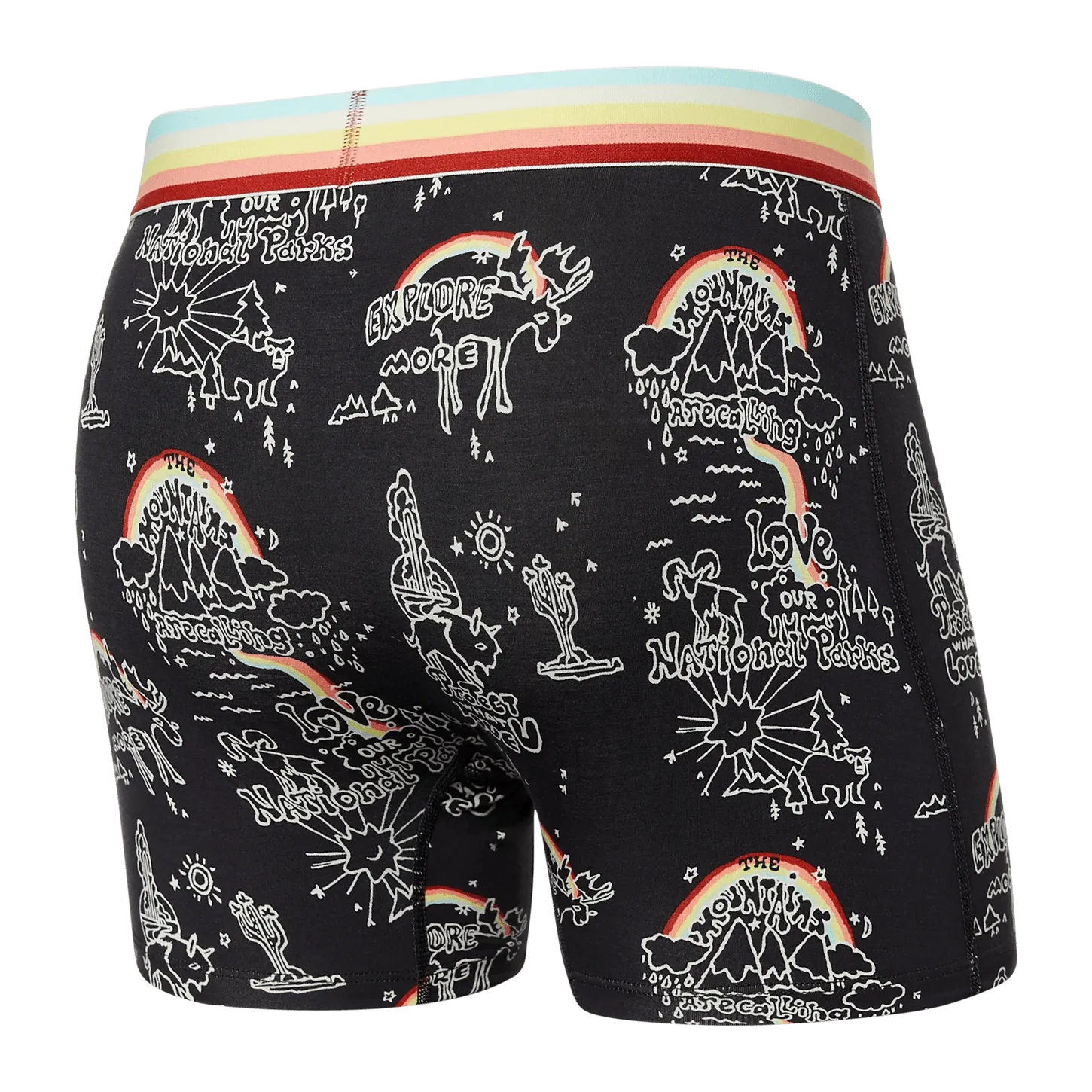 Saxx Vibe Boxers - Park Wanderlust - Multi WB