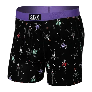 Saxx Vibe Underwear - Dancing Skellies- Black