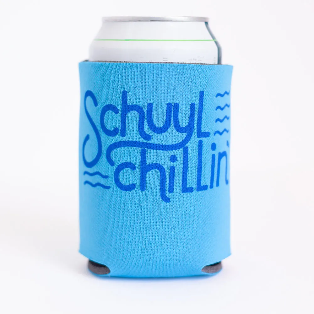 Schuylkill River can coolie, philadelphia drink holder, fishing trip can koozie, Philly can koozie for rower