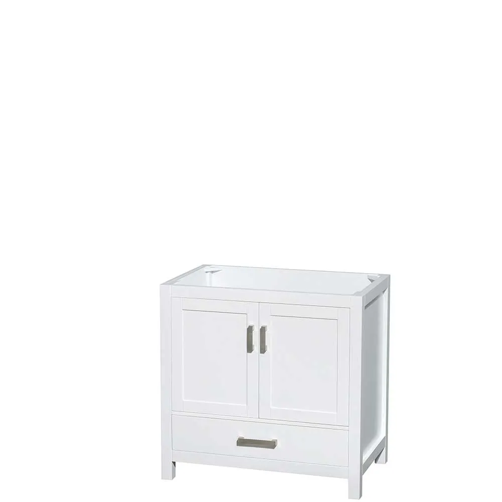 Sheffield 36 Inch Single Bathroom Vanity in White