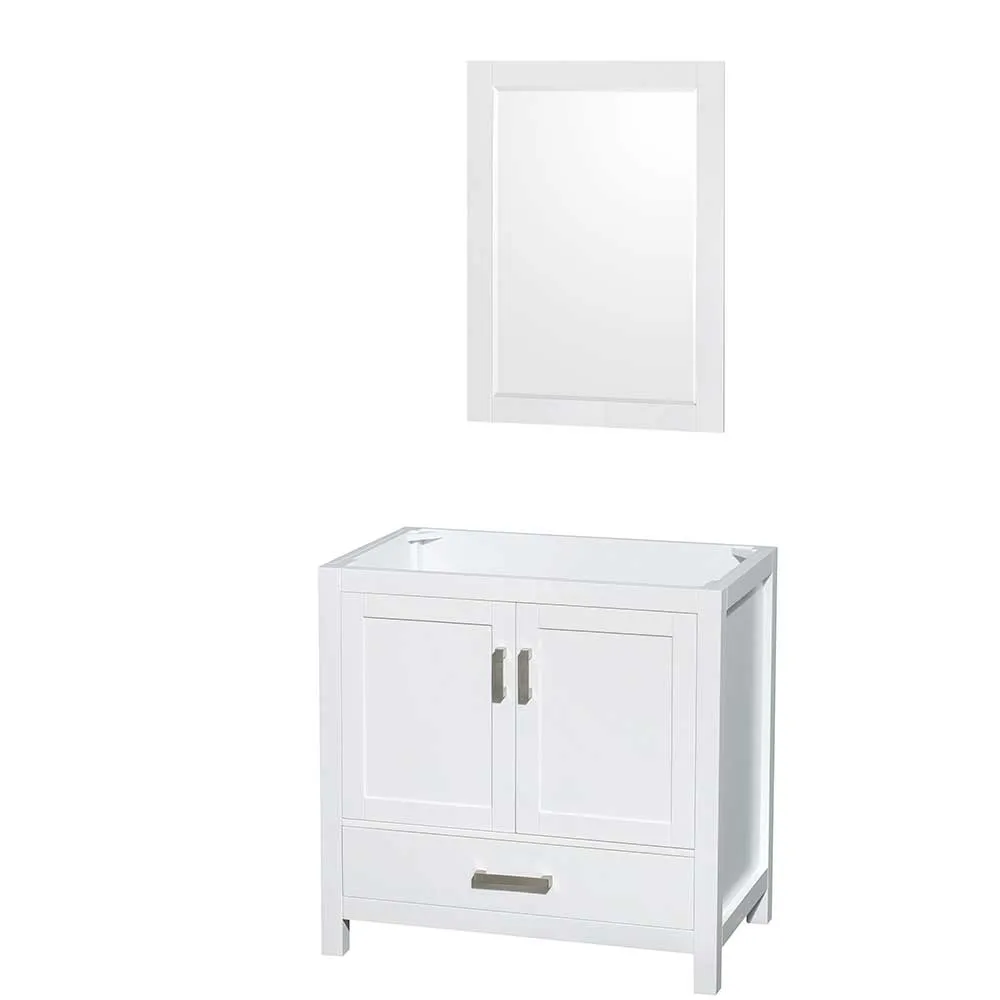 Sheffield 36 Inch Single Bathroom Vanity in White