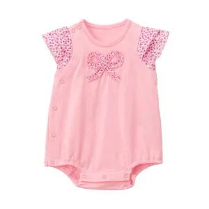 Short Sleeve Onesie with Puffed Sleeves