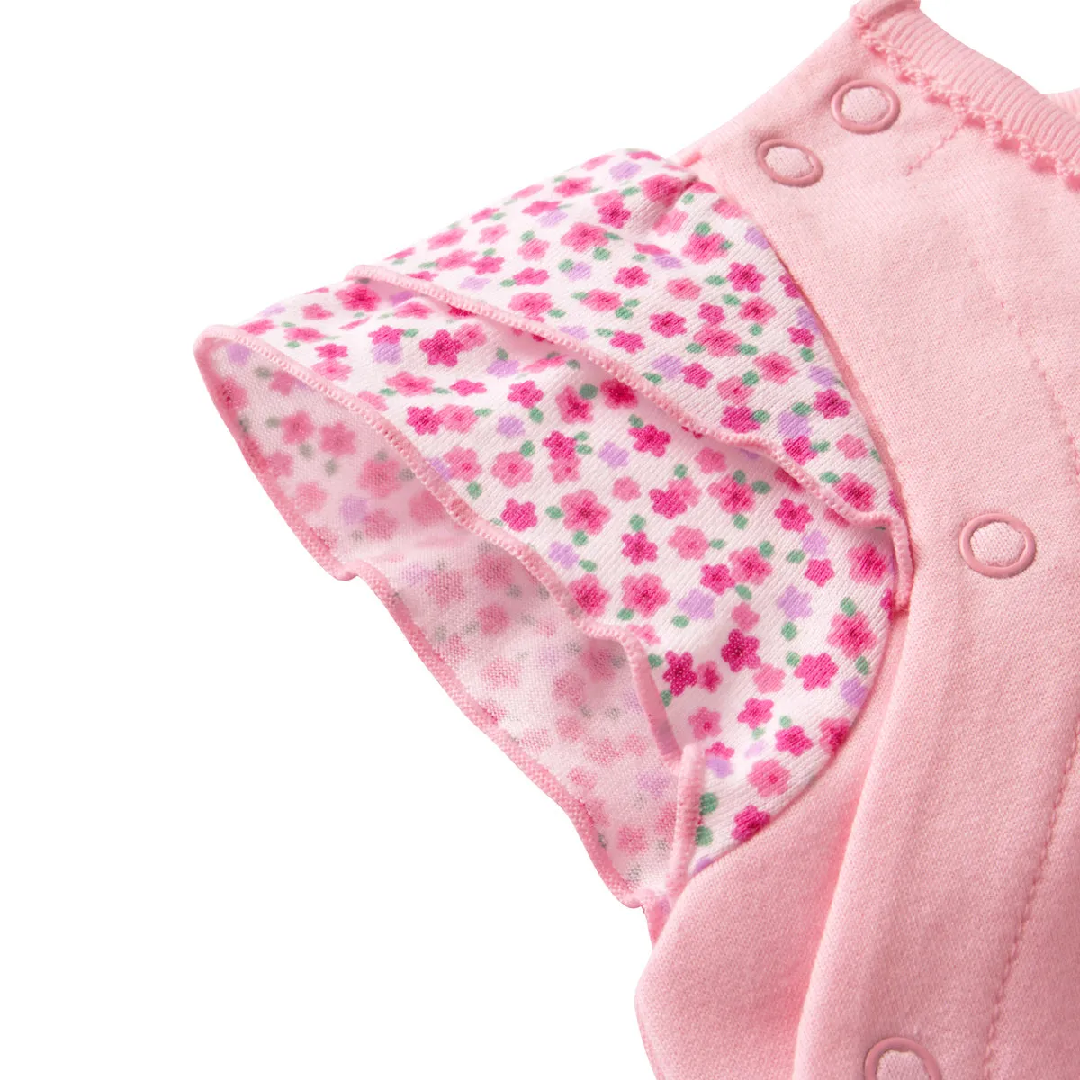 Short Sleeve Onesie with Puffed Sleeves