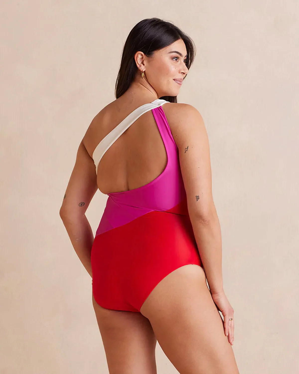 SLIM® Athletic Sculpt One-shoulder Swimsuit