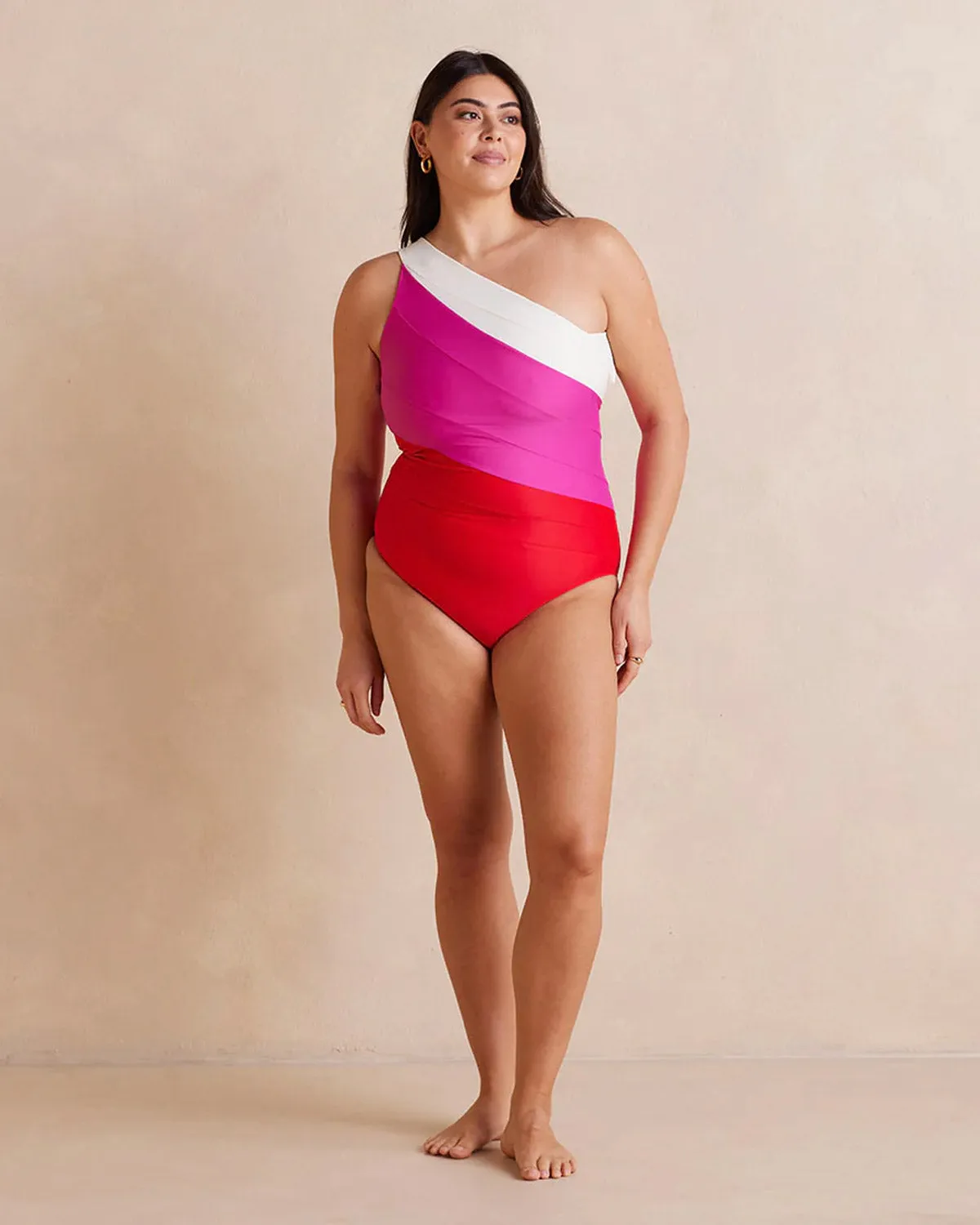 SLIM® Athletic Sculpt One-shoulder Swimsuit