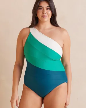 SLIM® Athletic Sculpt One-shoulder Swimsuit