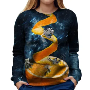 Slip And Slide Womens Sweatshirt