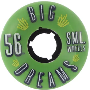 SML Wheels Succulent Cruiser Greenies V Cut Skateboard Wheels 92a 56mm