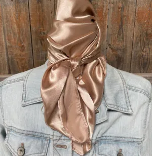Solid Beige Wild Rag