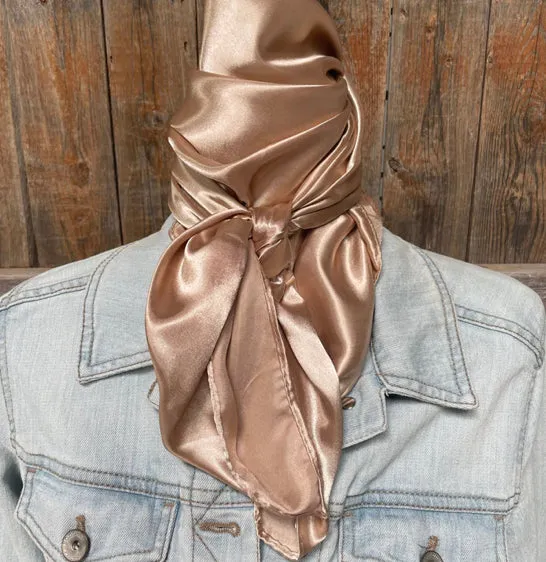 Solid Beige Wild Rag