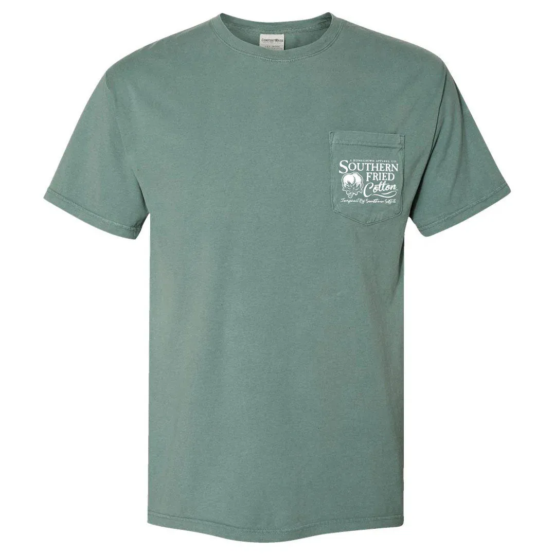 Southern Fried Cotton Vintage Bass Poster SS Tee