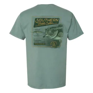 Southern Fried Cotton Vintage Bass Poster SS Tee