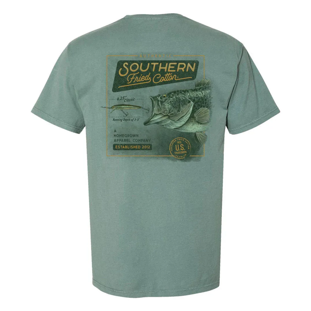 Southern Fried Cotton Vintage Bass Poster SS Tee