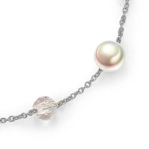 Sphere / Pearl Silver Crystal