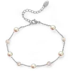 Sphere / Pearl Silver Crystal