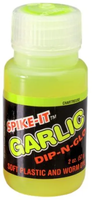 Spike-It Dip N Glo Garlic Chartruese Worm Dye Attractant