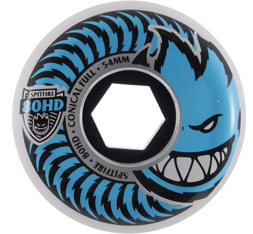 SPITFIRE 80HD CHARGER CONICAL FULL 54MM SKATEBOARD WHEELS