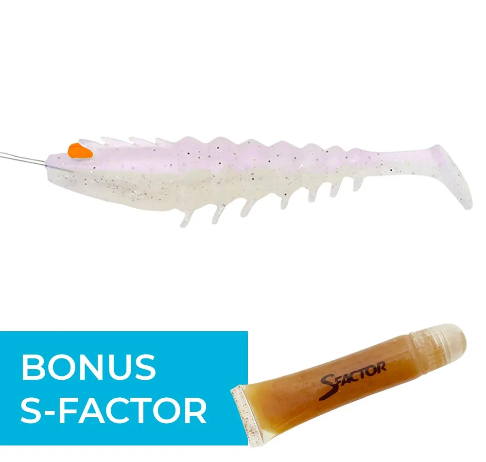 Squidgies Pro Range Prawn Paddle Tail Soft Plastics