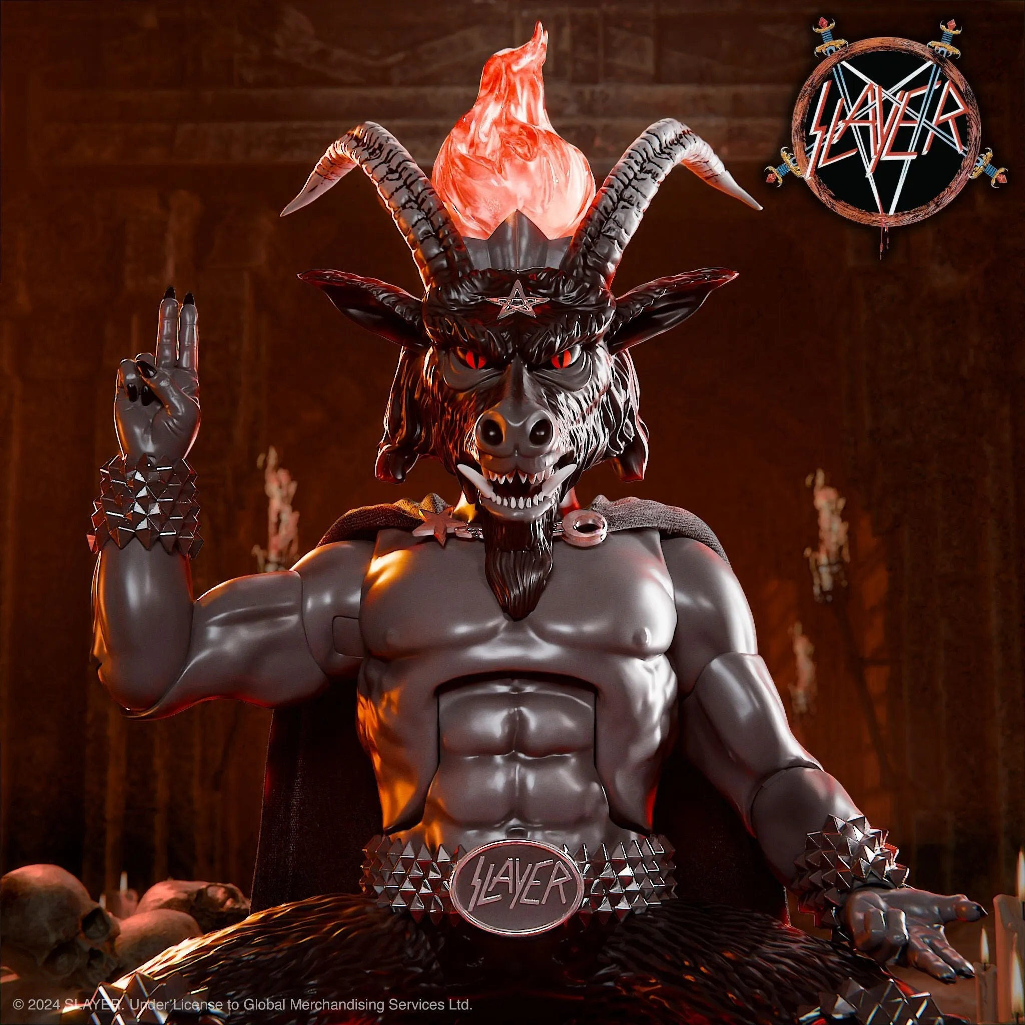 Super7 x Slayer Minotaur Black Magic Ultimates Figure