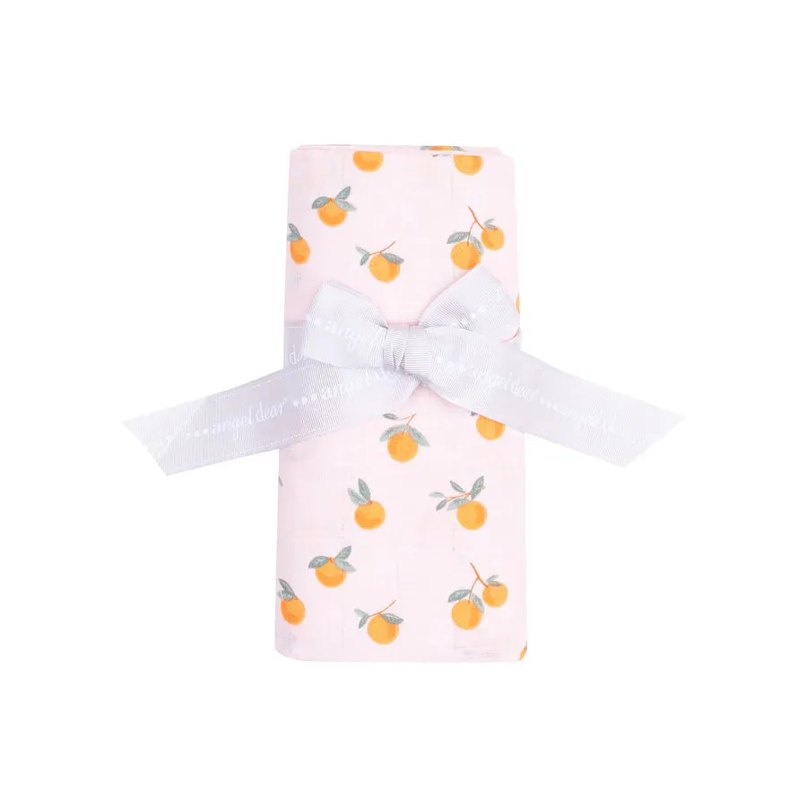 Swaddle Blanket, Sweet Clementines